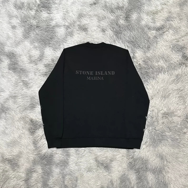 Stone Island Marina Crewneck Sweatshirt Black