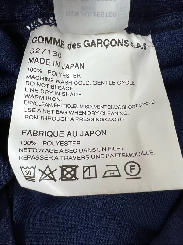 COMME des GARÇONS Blue Men's Casual Pants 0089