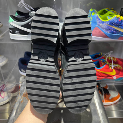 Louis Vuitton Black Monogram Mid-Calf Martin Boots 0079