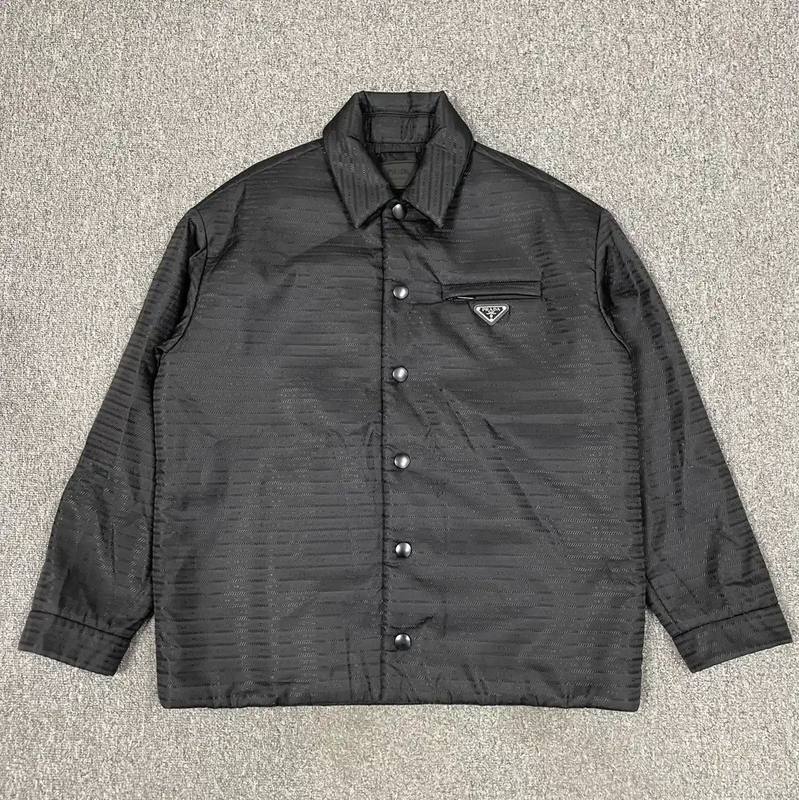 Prada Black Nylon Men's Outerwear