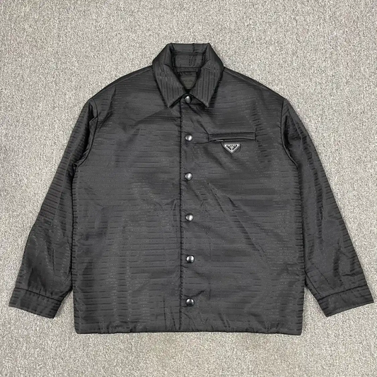 Prada Black Nylon Men's Outerwear