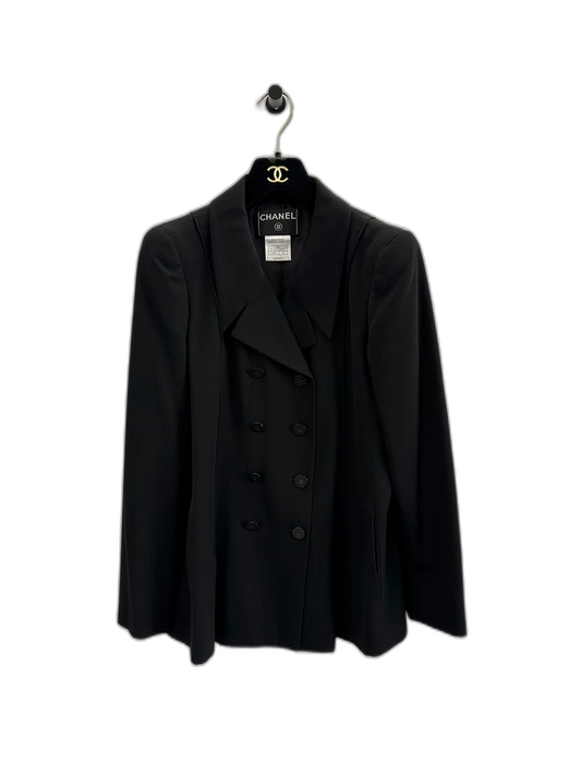 Chanel Black Double-Breasted Jacket for Women