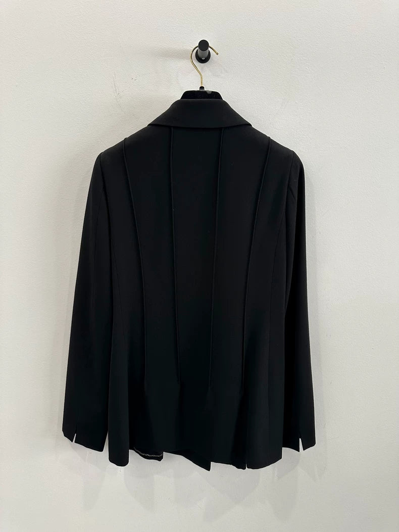 Chanel Black Double-Breasted Jacket for Women