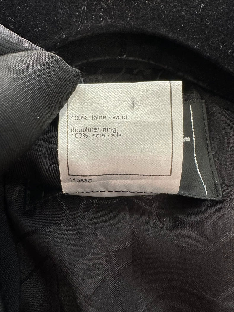 Chanel Black Double-Breasted Jacket for Women