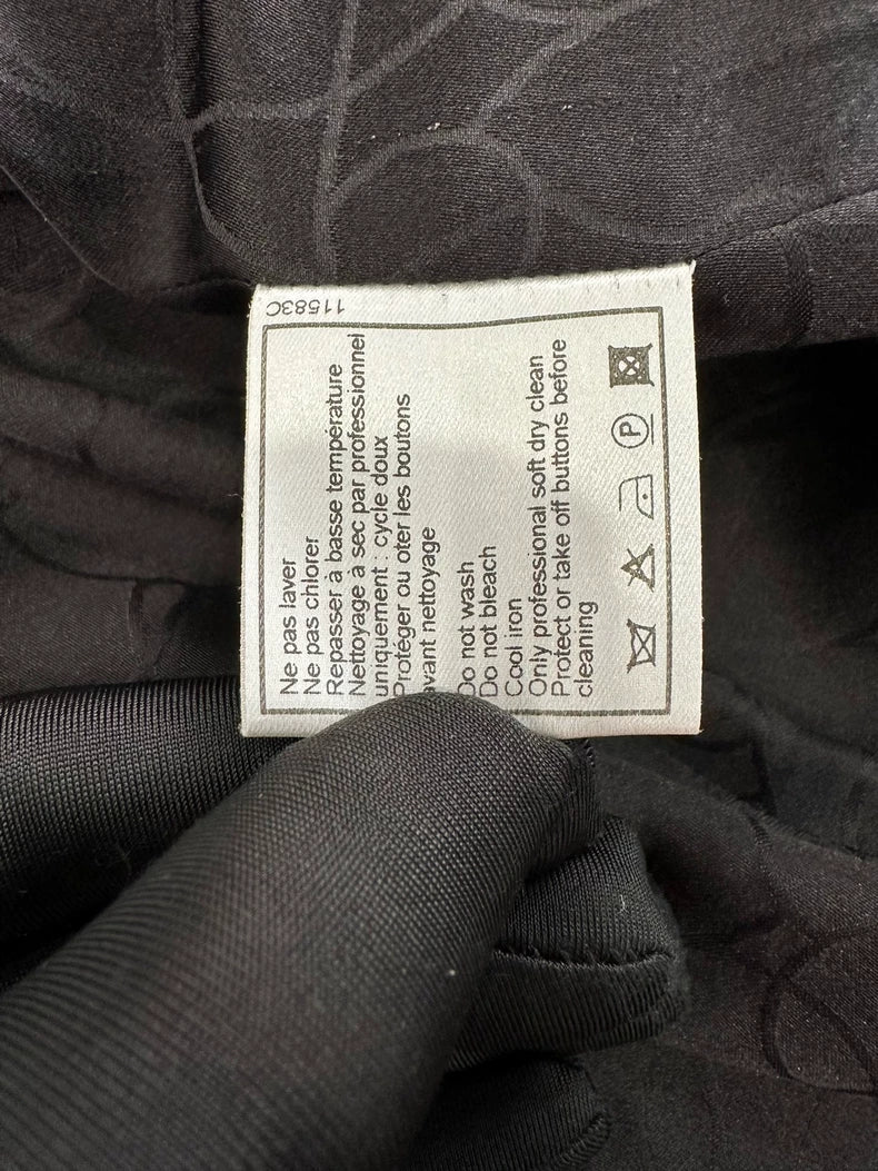 Chanel Black Double-Breasted Jacket for Women