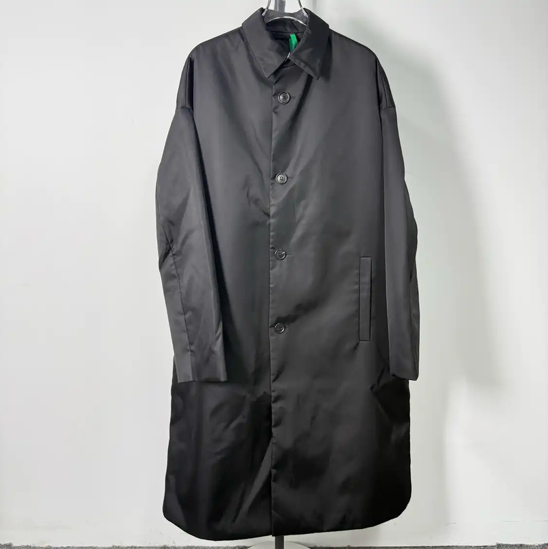 Prada Black Men's Outerwear Coat
