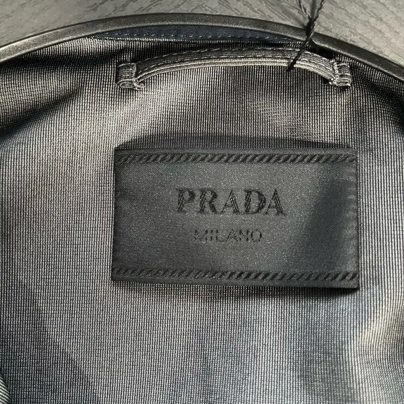 Prada Men's Navy Outer Jacket, Size S