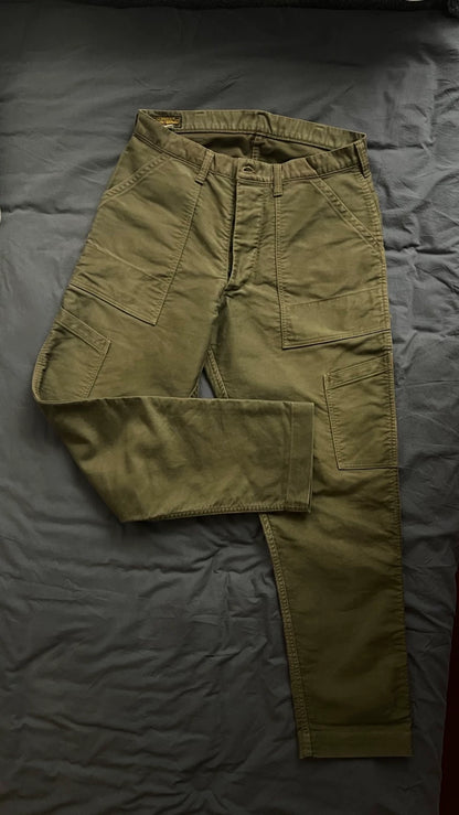 Military Green Jungle Deck Pants