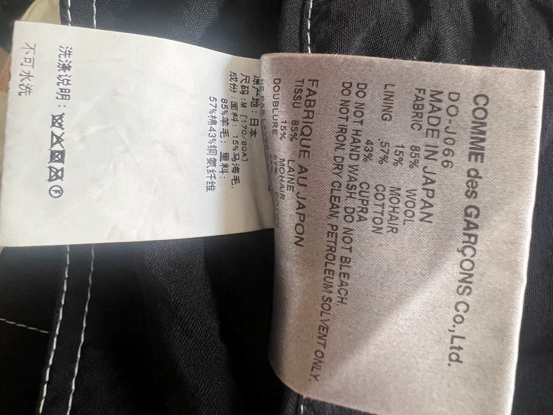 Comme des Garcons Homme Deux Wool Blazer