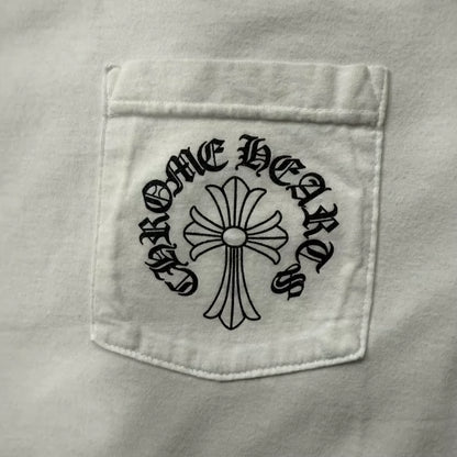 Chrome Hearts White Cross Short Sleeve Tee