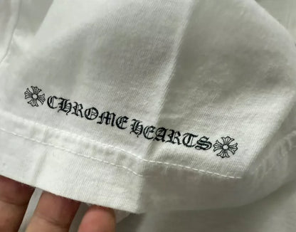 Chrome Hearts White Cross Short Sleeve Tee