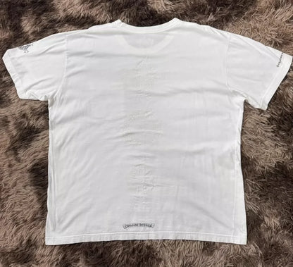 Chrome Hearts White Cross Short Sleeve Tee