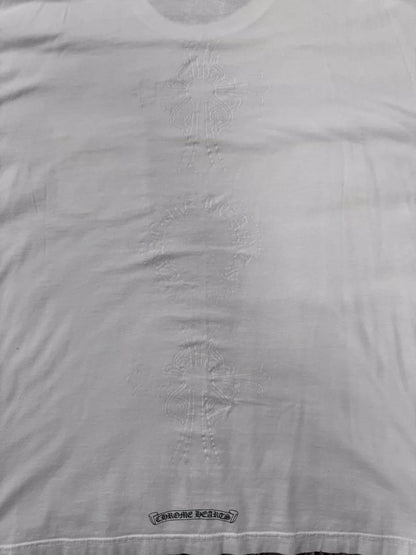 Chrome Hearts White Cross Short Sleeve Tee