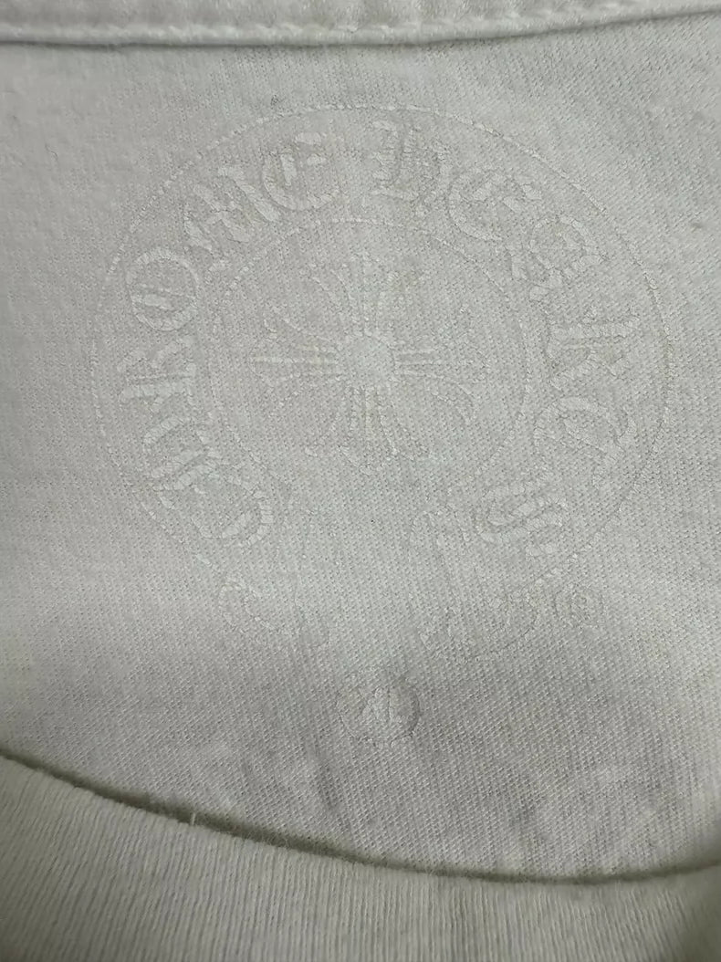 Chrome Hearts White Cross Short Sleeve Tee