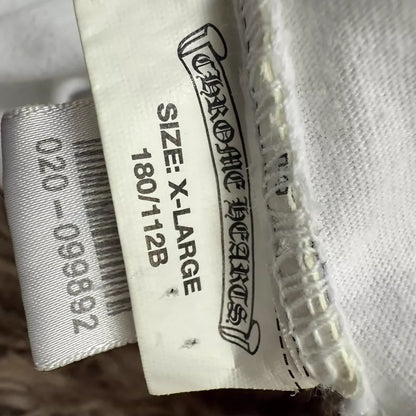 Chrome Hearts White Cross Short Sleeve Tee