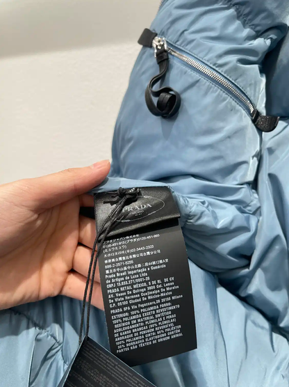 Prada Classic Black Long Puffer Jacket