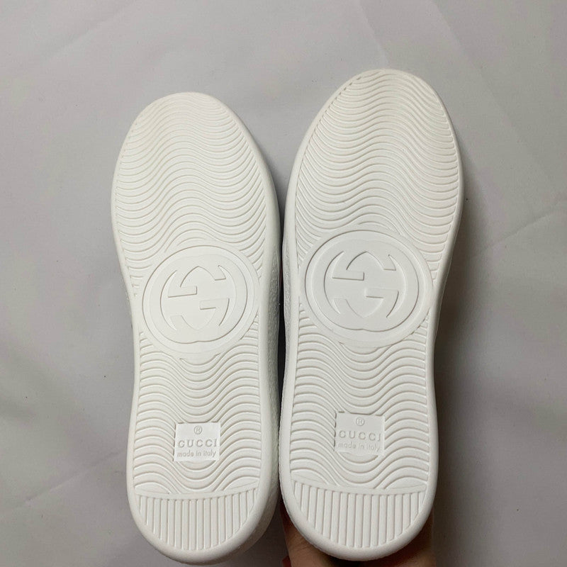 Gucci Ace Kids Leather Sneakers with Colorful Details 0079