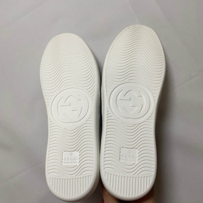 Gucci Ace Kids Leather Sneakers with Colorful Details 0079