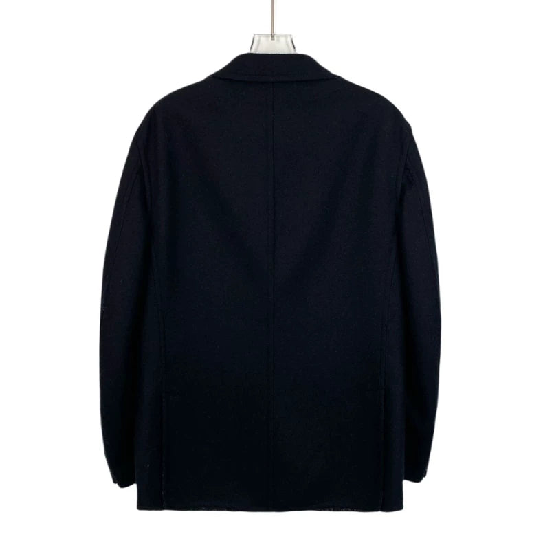 Louis Vuitton Wool Blazer with Logo Print