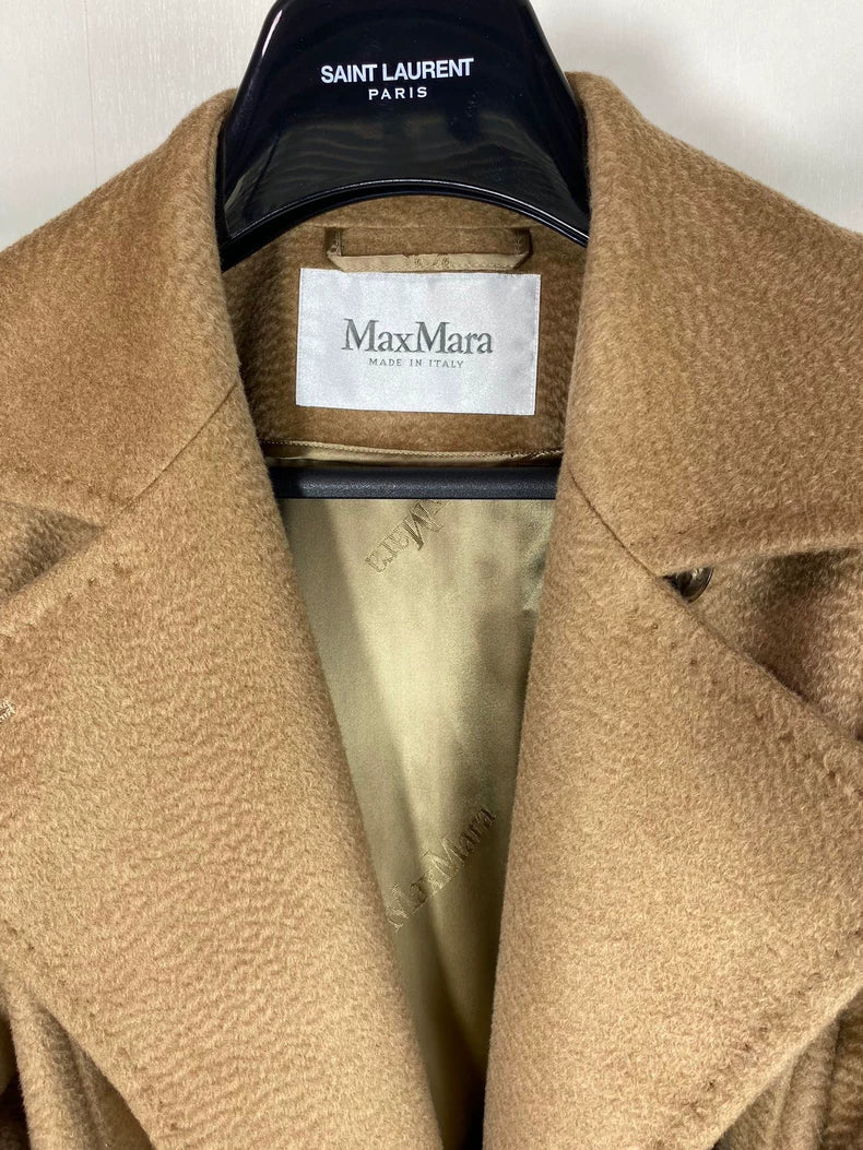 maxmara Camel Belted Coat