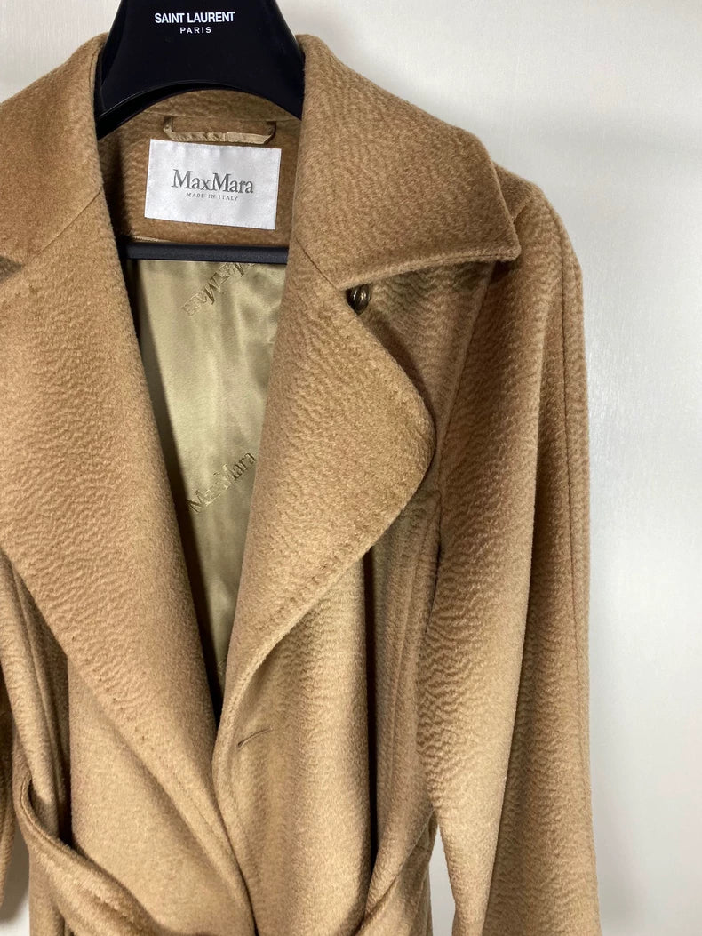 maxmara Camel Belted Coat