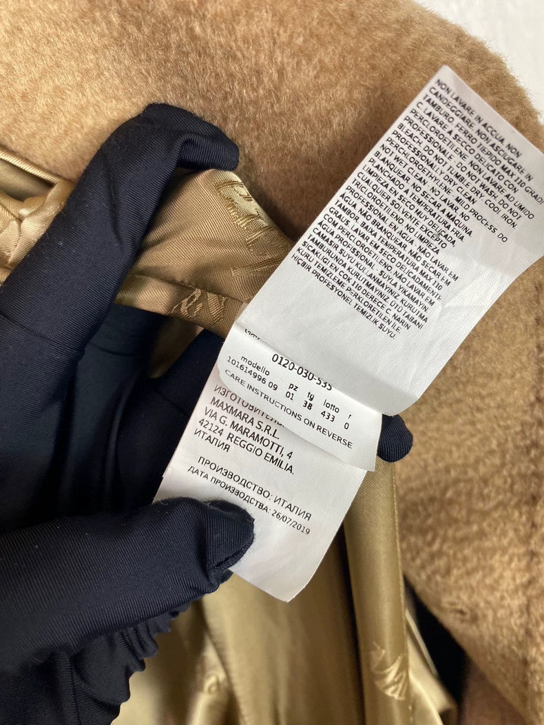 maxmara Camel Belted Coat