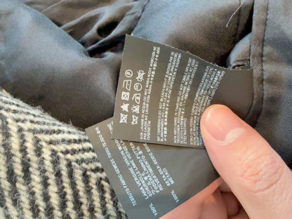 Saint Laurent Men's Houndstooth Coat