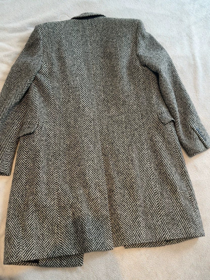 Saint Laurent Men's Houndstooth Coat