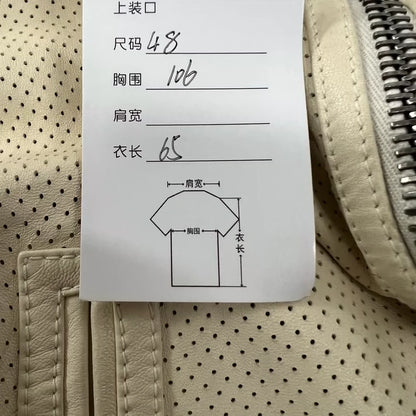 Gucci Logo Leather Jacket for Men