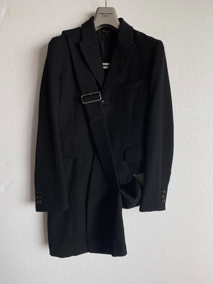 Comme des Garcons Wool Tear Strap Coat