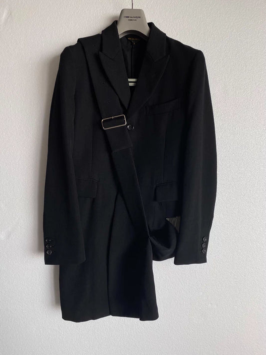 Comme des Garcons Wool Tear Strap Coat