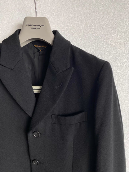 Comme des Garcons Wool Tear Strap Coat