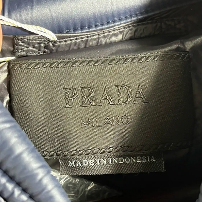 Prada Men's Dark Blue Puffer Jacket