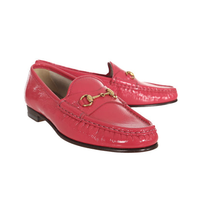 Gucci Pink Patent Leather Loafers 0079