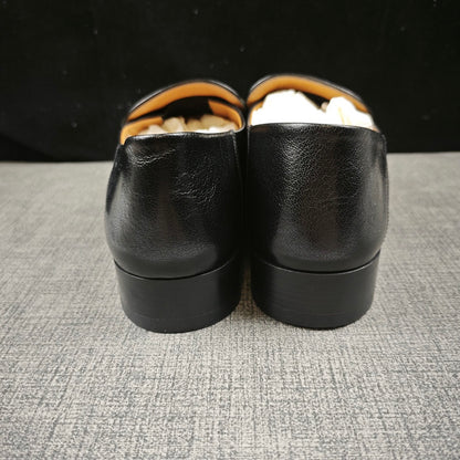 Gucci Jordaan Black Leather Casual Shoes 0079