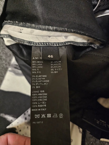 Amiri Wool Flared High-Waist Pants-yf