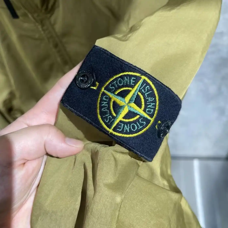 Stone Island Yellow Hooded Jacket 0089