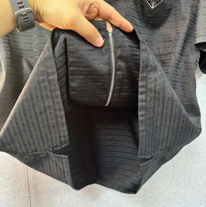 Prada Black Cotton Short Sleeve Shirt