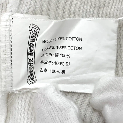 Chrome Hearts White Cotton T-Shirt for Men 0089