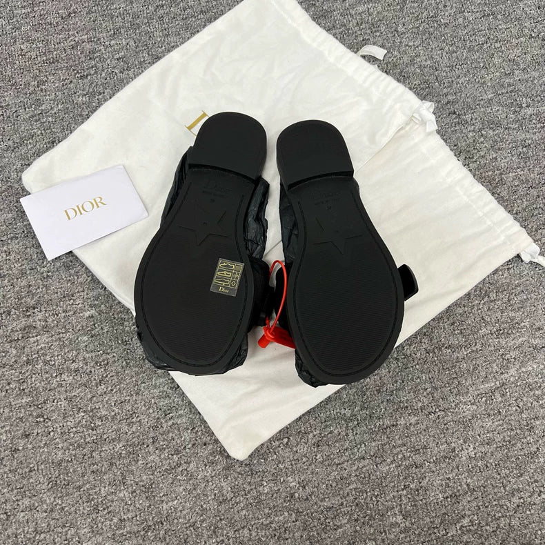 Dior Functional Lock Slip-On Sandals