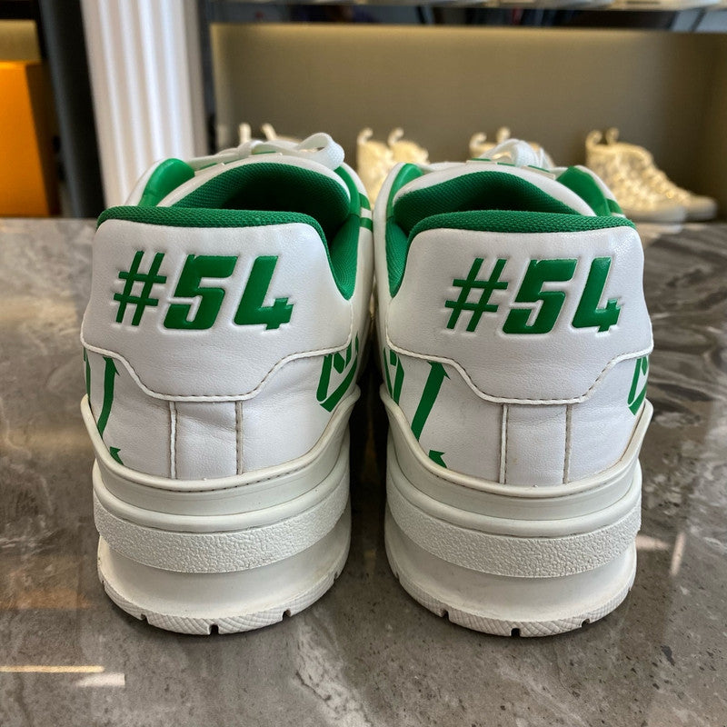 Louis Vuitton Green Logo Low-Top Sneakers 0079