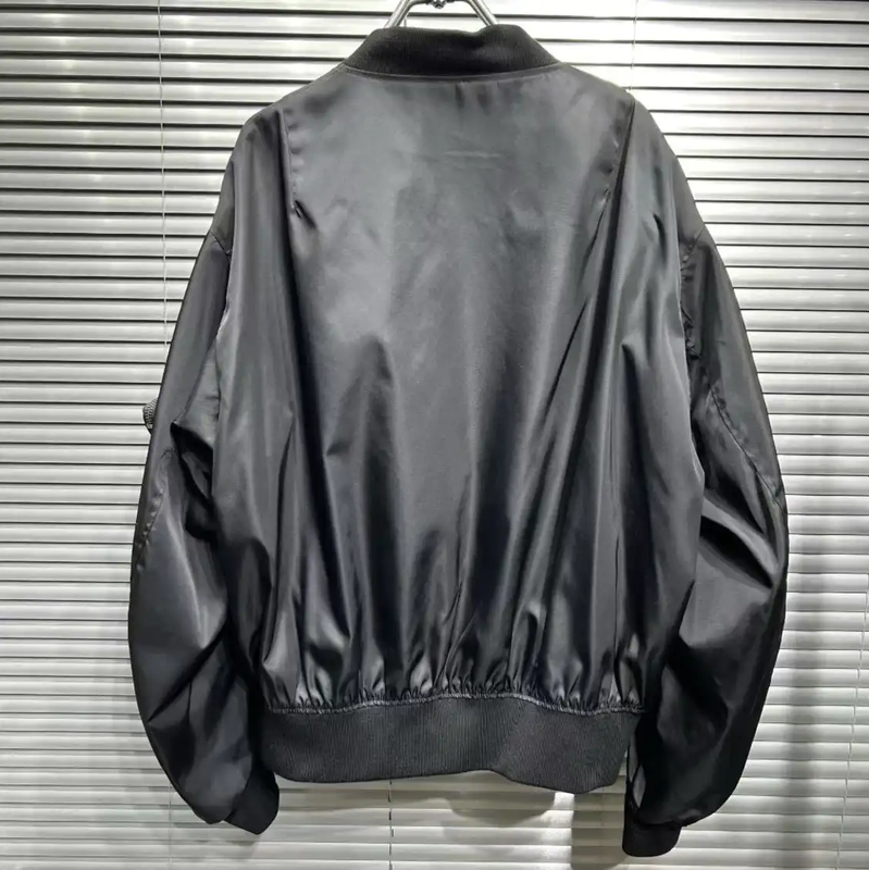 Prada Men's Black Cotton Spring Autumn Jacket