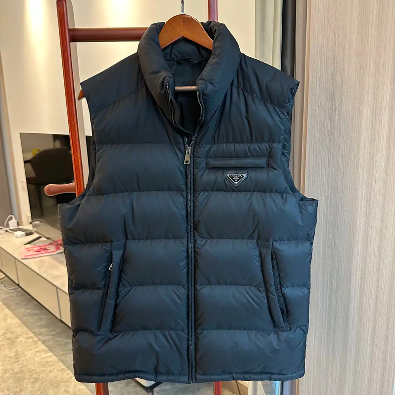 Prada Black Padded Vest for Men