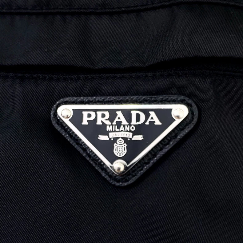 Prada White Long Sleeve Button-Up Shirt