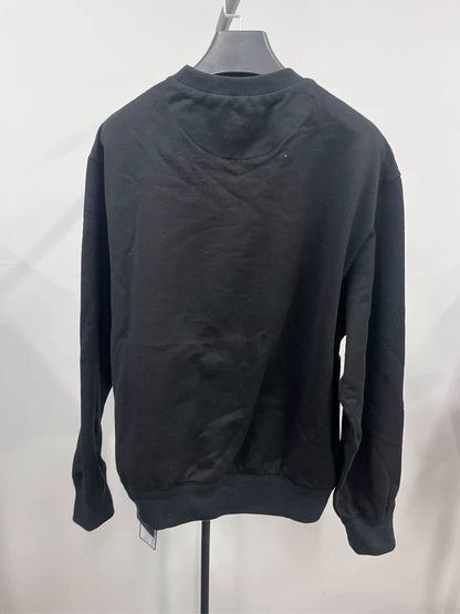 Prada Logo Black Knit Sweatshirt Size M