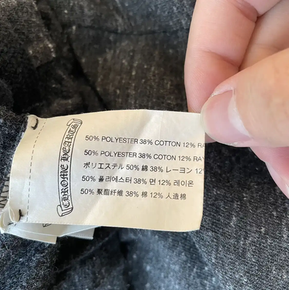 Chrome Hearts Men's Gray Casual Pants 0089