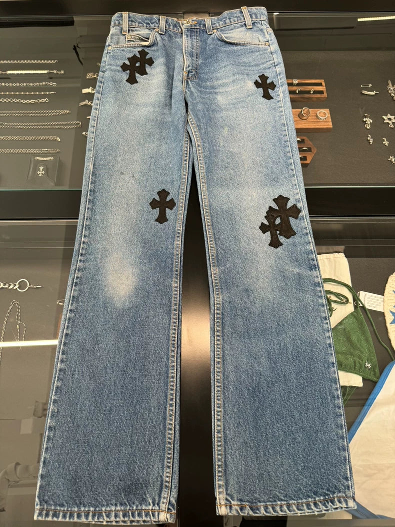 Chrome Hearts Levi's 517 Washed Jeans-yf