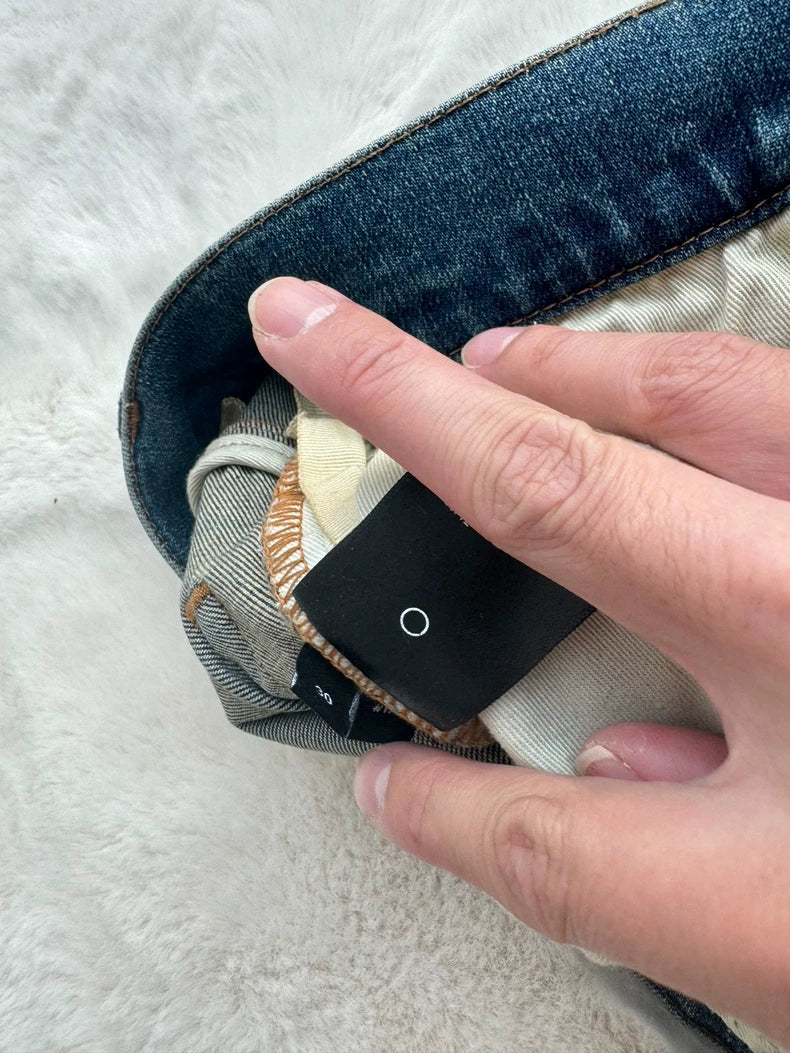 Amiri Palm Tree Distressed Denim Pants