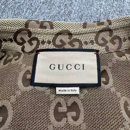 Gucci Double G Print Short Sleeve Shirt-zp