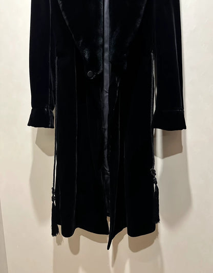 Saint Laurent Velvet Overcoat 22FW